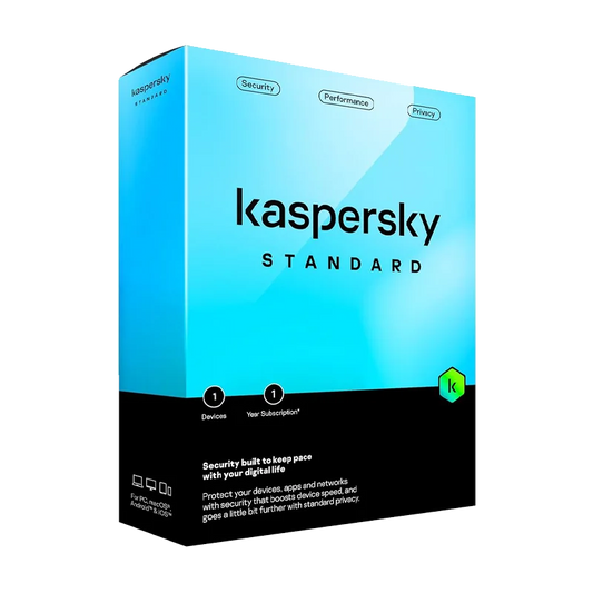 KASPERSKY STANDARD ANTI-VIRUS GUARD 1 DEVICE 1YEAR